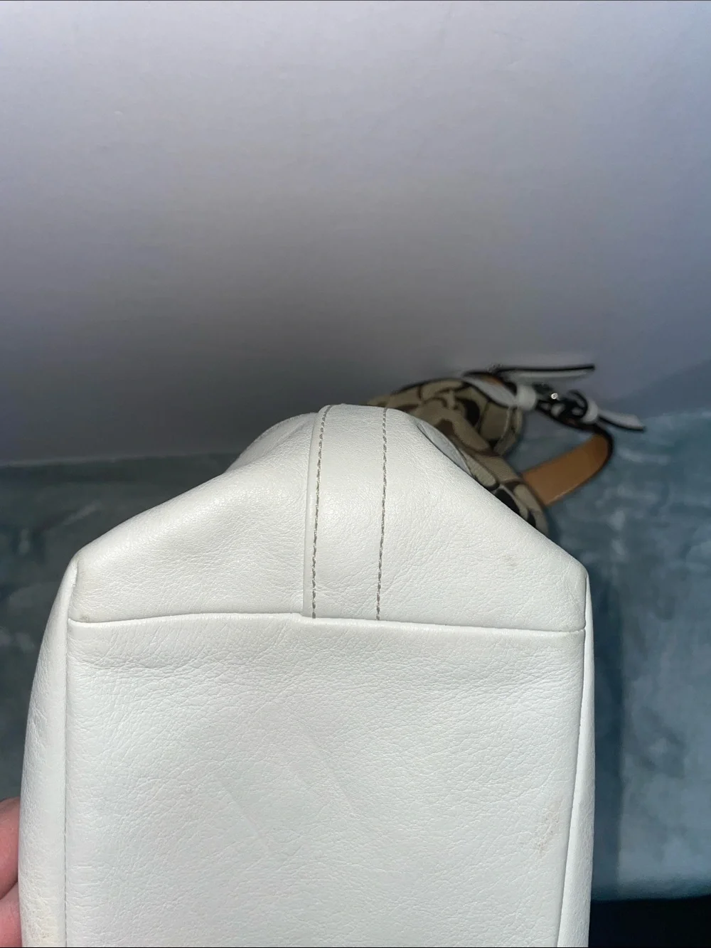 Vintage Coach Jacquard Shoulder Bag